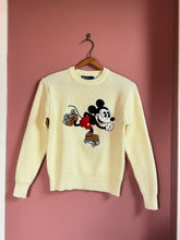 Load image into Gallery viewer, vintage 1980s roller blade Mickey Mouse knit sweater