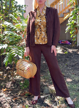 Load image into Gallery viewer, vintage 1940s leisure suit {xs} 40s pant suit slack suit