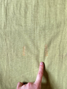 NOS vintage 1960s green mock neck t-shirt