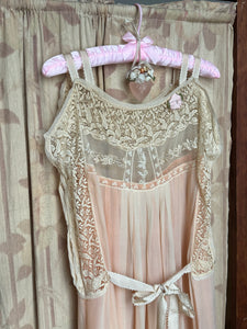 vintage 1900s silk nightgown {m}