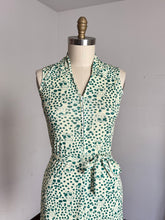 Load image into Gallery viewer, vintage 1970s cow print dress {s-m}