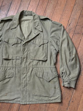 Load image into Gallery viewer, THRASHED vintage 1940s M-43 field jacket set (2pc) jacket and liner