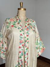 Load image into Gallery viewer, vintage 1920s silk pongee robe