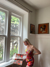Load image into Gallery viewer, vintage 1950s 60s novelty top &amp; shorts set {s}