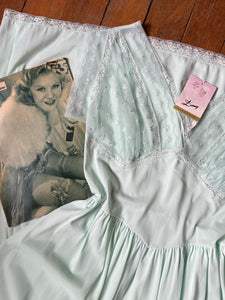 NOS vintage 1950s 60s lucky clover slip {s-m}