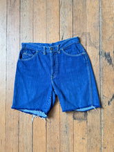 Load image into Gallery viewer, vintage 1960s big E LEVIS for gals cut off denim shorts