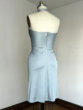 Load image into Gallery viewer, vintage 1970s jersey knit halter dress {xs-m}