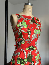 Load image into Gallery viewer, vintage 1960s novelty couples jumpsuit {xxs}