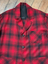 Load image into Gallery viewer, vintage 1960s plaid 49er blazer jacket