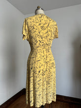 Load image into Gallery viewer, vintage 1940s novelty pony dress {m}