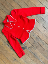 Load image into Gallery viewer, vintage 1970s cropped red jacket {xs}
