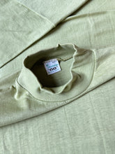 Load image into Gallery viewer, NOS vintage 1960s green mock neck t-shirt