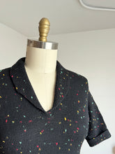 Load image into Gallery viewer, vintage 1950s flecked knit sweater dress {s-L}