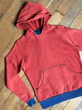 Load image into Gallery viewer, vintage 1970s color block sweatshirt hoodie