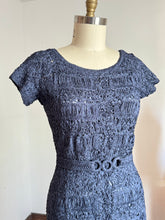 Load image into Gallery viewer, vintage 1940s 50s ribbon dress {m}