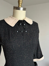 Load image into Gallery viewer, vintage 1950s flecked wool dress {s}