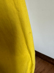 vintage 1950s chartreuse blouse {L}