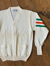 Load image into Gallery viewer, DEADSTOCK vintage 1950s cream letterman sweater