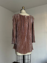 Load image into Gallery viewer, vintage 1960s metallic mini tunic {xs/s}