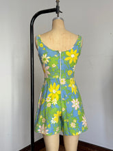 Load image into Gallery viewer, vintage 1960s LANZ floral terrycloth romper {xs}