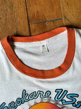 Load image into Gallery viewer, vintage 1970s Spokane Washington ringer t shirt