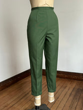 Load image into Gallery viewer, vintage 1960s green pants {xs}