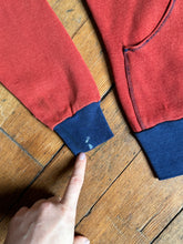 Load image into Gallery viewer, vintage 1970s color block sweatshirt hoodie