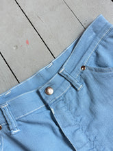 Load image into Gallery viewer, vintage 1960s high waisted Misses Wranglers jeans 29/30”W
