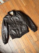 Load image into Gallery viewer, vintage 1950s 60s Excelled leather bomber jacket