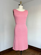 Load image into Gallery viewer, vintage 1960s pink knit dress {s-m}