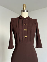 Load image into Gallery viewer, vintage 1930s L&#39;Aiglon rayon crepe dress {xs}