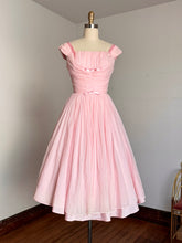 Load image into Gallery viewer, vintage 1950s pink prom dress {xs}
