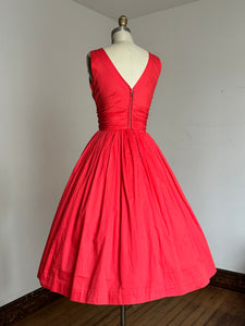 vintage 1950s Jerry Gilden sun dress {xxs}