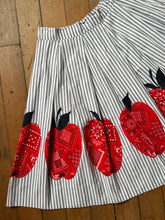 Load image into Gallery viewer, vintage 1950s 60s bandana print skirt {s/m}