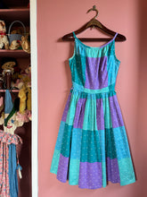 Load image into Gallery viewer, vintage 1950s polka dot sun dress {xxs}