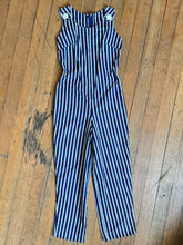 Load image into Gallery viewer, vintage 1960s striped jumpsuit {s}