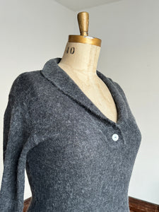 vintage 1950s Shaggy Shetland pullover sweater {L-1X}