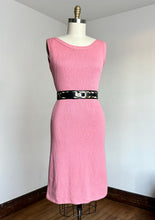 Load image into Gallery viewer, vintage 1960s pink knit dress {s-m}