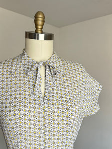 vintage 1940s rayon dress {m}