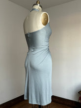 Load image into Gallery viewer, vintage 1970s jersey knit halter dress {xs-m}