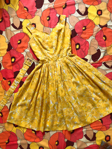 vintage 1950s Jerry Gilden sun dress {xs}