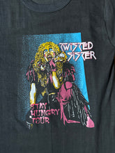 Load image into Gallery viewer, vintage 1980s Twisted Sister - Stay Hungry tour t shirt