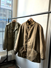 Load image into Gallery viewer, THRASHED vintage 1940s M-43 field jacket set (2pc) jacket and liner