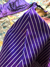 Load image into Gallery viewer, vintage 1940s purple striped bikini {s}