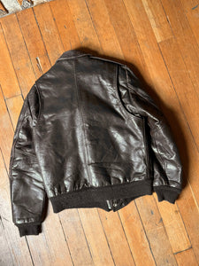 vintage 1950s 60s Excelled leather bomber jacket