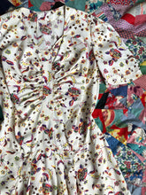 Load image into Gallery viewer, vintage 1930s floral dress {L}