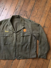 Load image into Gallery viewer, vintage 1950s Shell Gas attendant jacket AS-IS