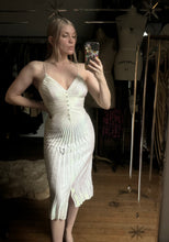 Load image into Gallery viewer, vintage 1980s Travilla Marylin dress {xs}