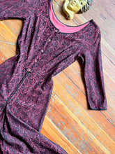 Load image into Gallery viewer, vintage 1960s lace jumpsuit lounge wear {xs}