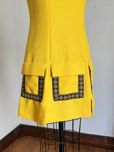 Load image into Gallery viewer, vintage 1960s Bruce Papas designed dress {m}